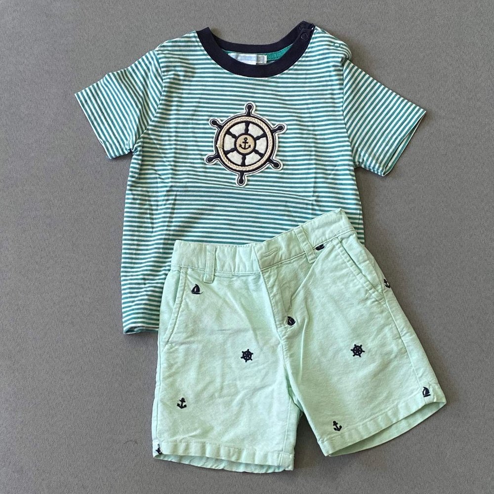Janie and Jack Boys Nautical Outfit